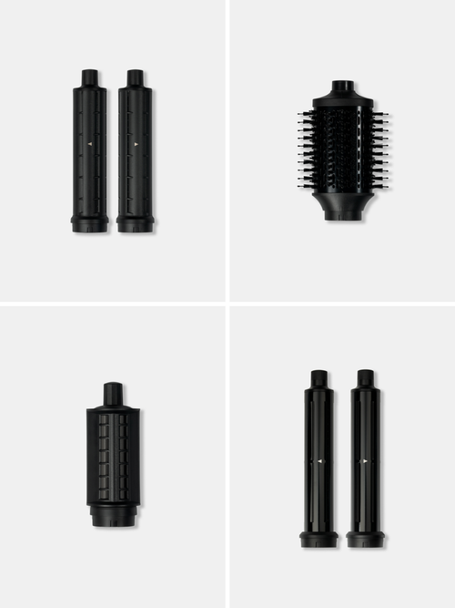 Extra wide, volume borstel, anti-frizz, keramische opzetstukken