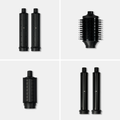 Extra wide, volume borstel, anti-frizz, keramische opzetstukken